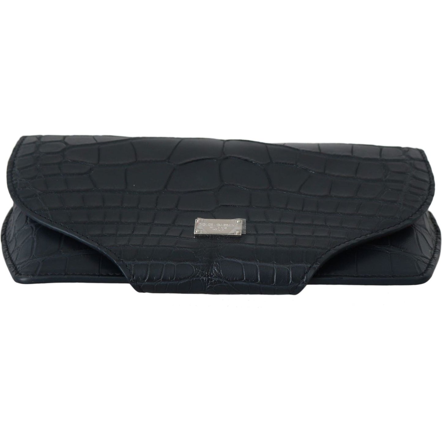 Dolce & Gabbana Blue Crocodile Eyewear Sunglasses Case Cover Pouch Dolce & Gabbana