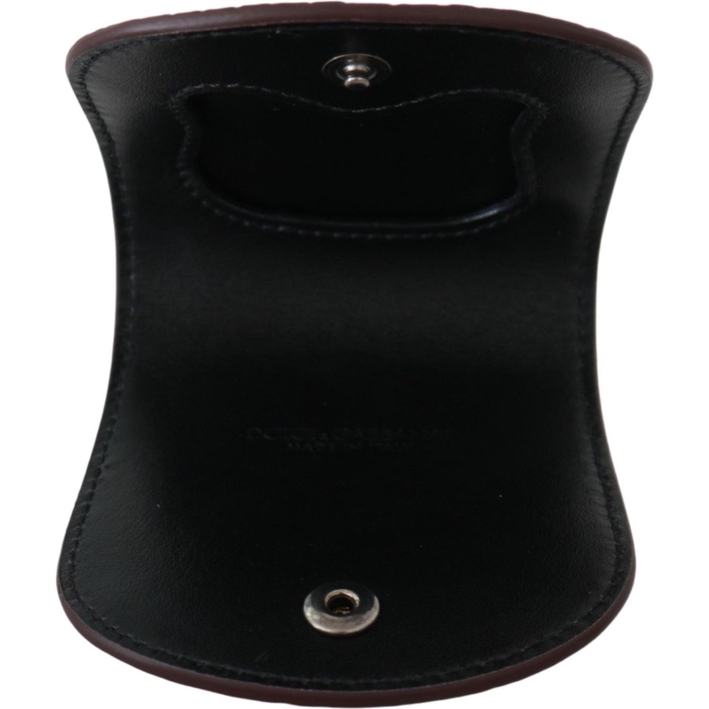 Dolce & Gabbana Brown Exotic Skin Pocket Condom Case Holder Dolce & Gabbana