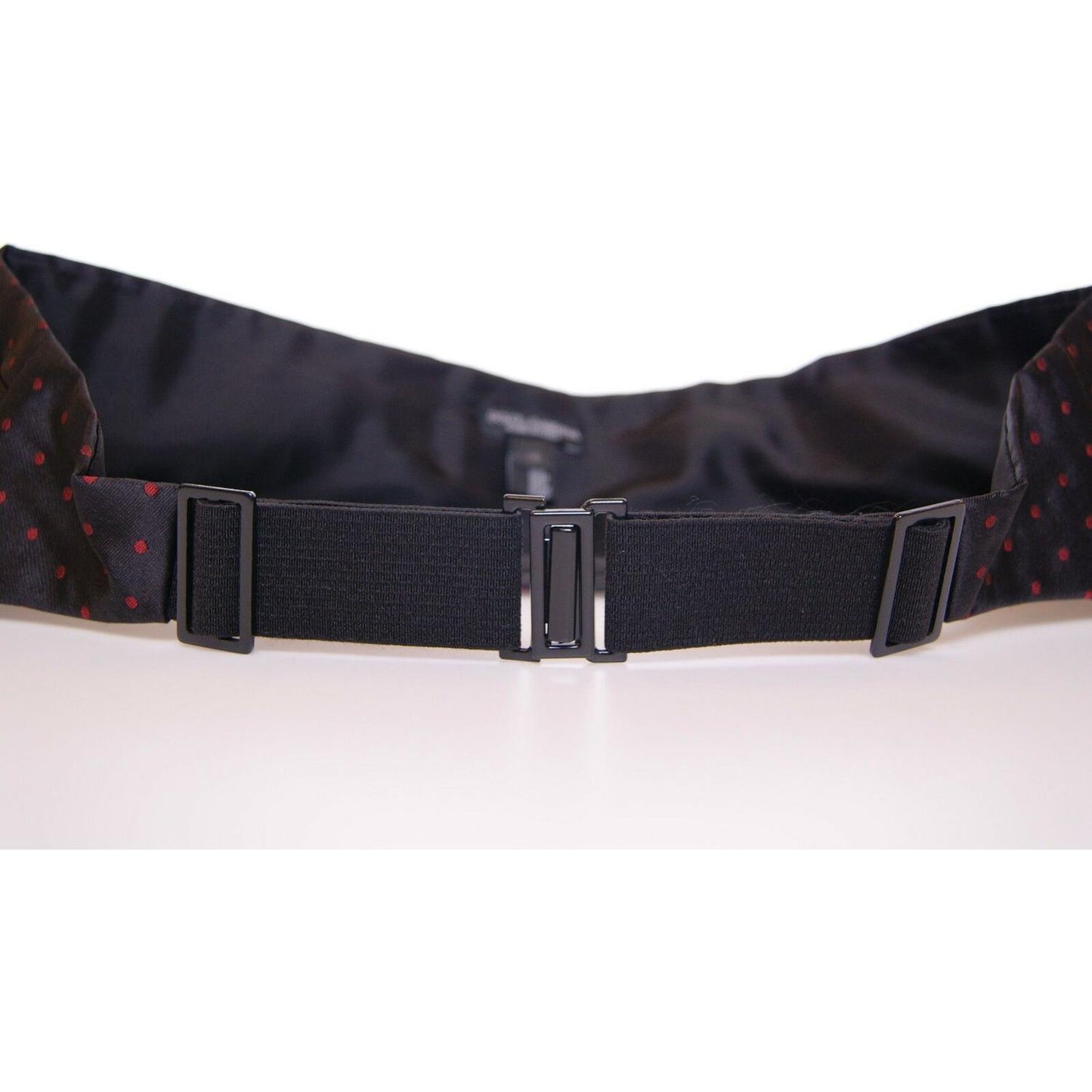 Dolce & Gabbana Black Waist Tuxedo Smoking Belt Cummerbund Dolce & Gabbana