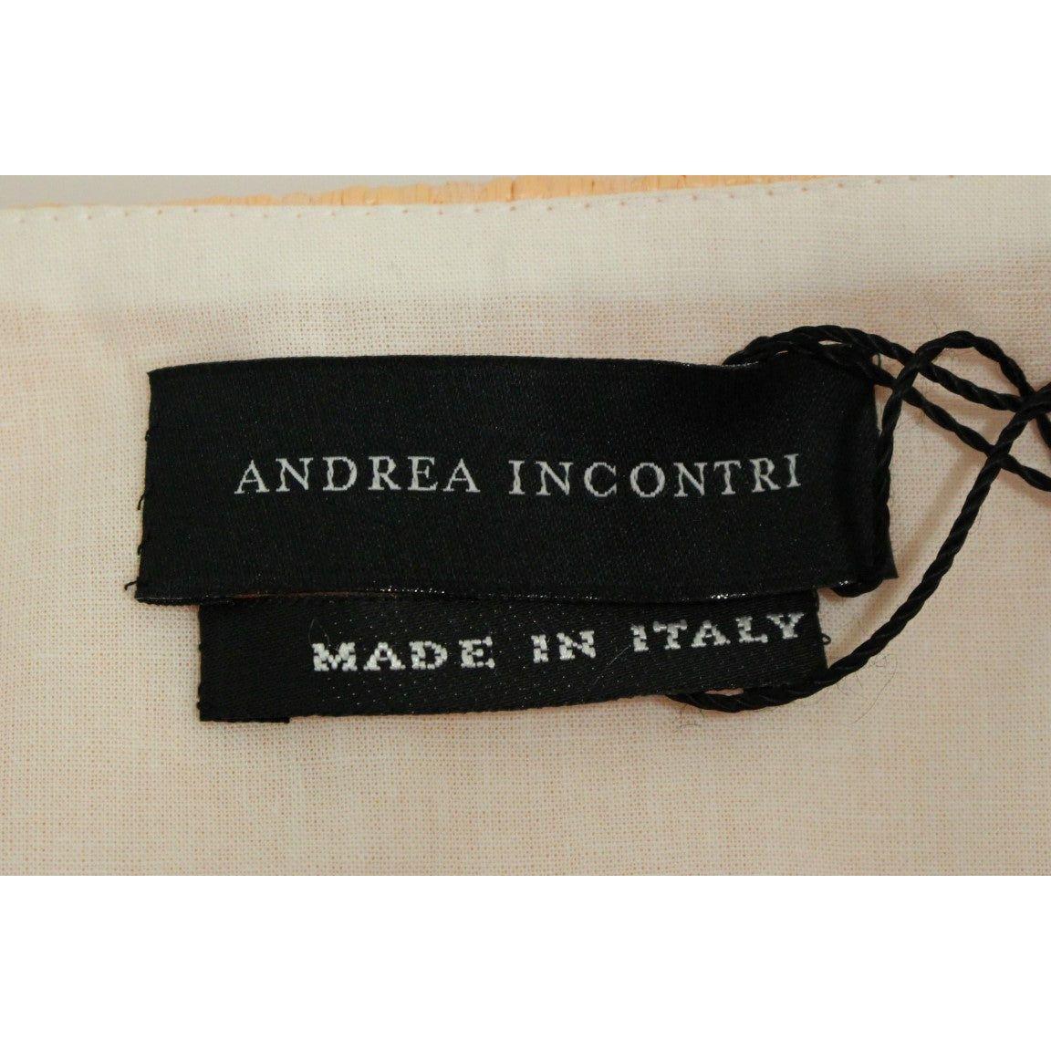 Andrea Incontri Pink Short Sleeves Jacket Coat Andrea Incontri