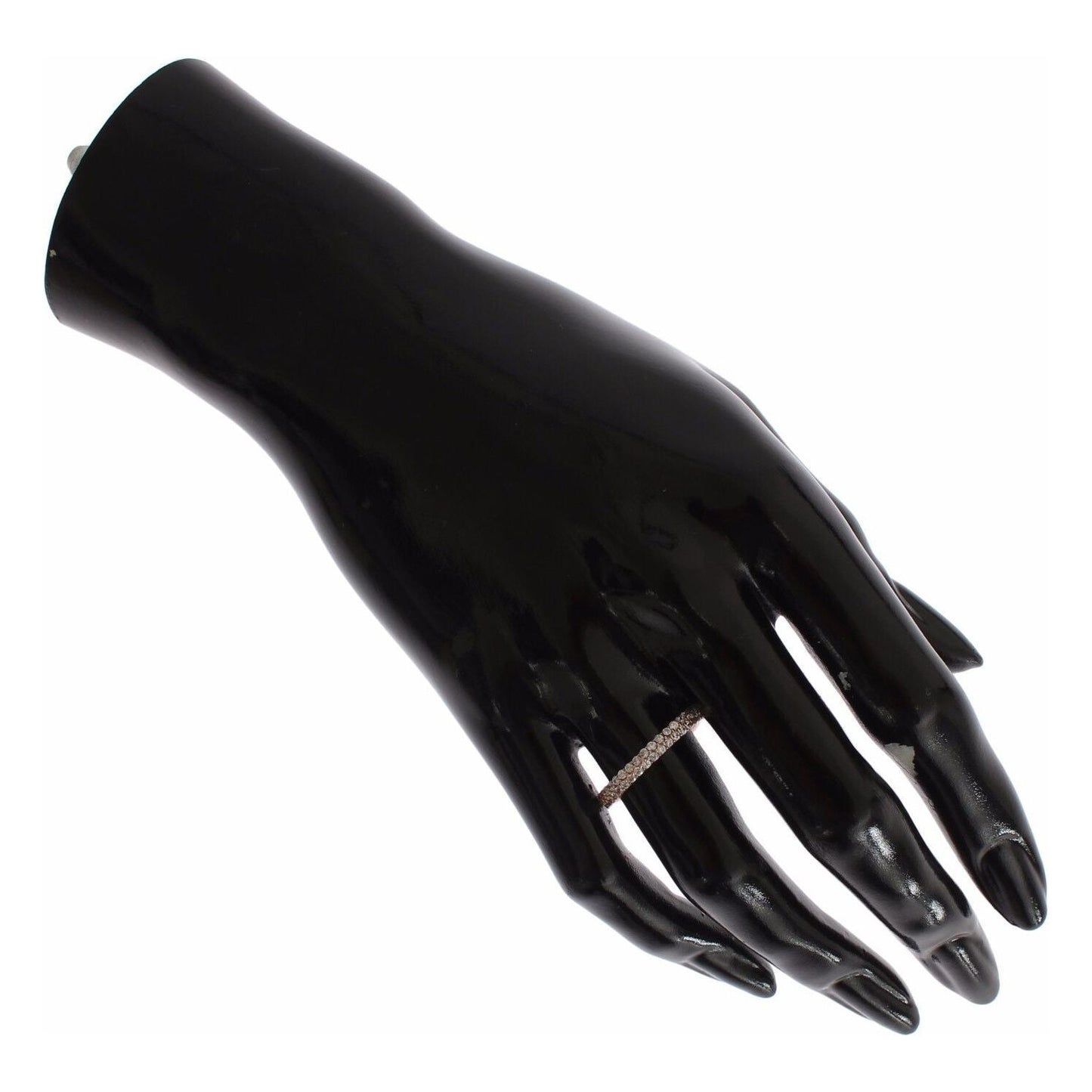 Nialaya Pink Gold 925 Silver Clear CZ Ring Nialaya