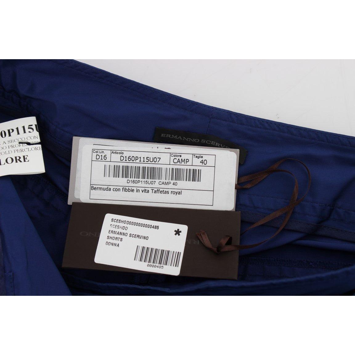 Ermanno Scervino Blue Above Knees Bermuda Shorts Ermanno Scervino