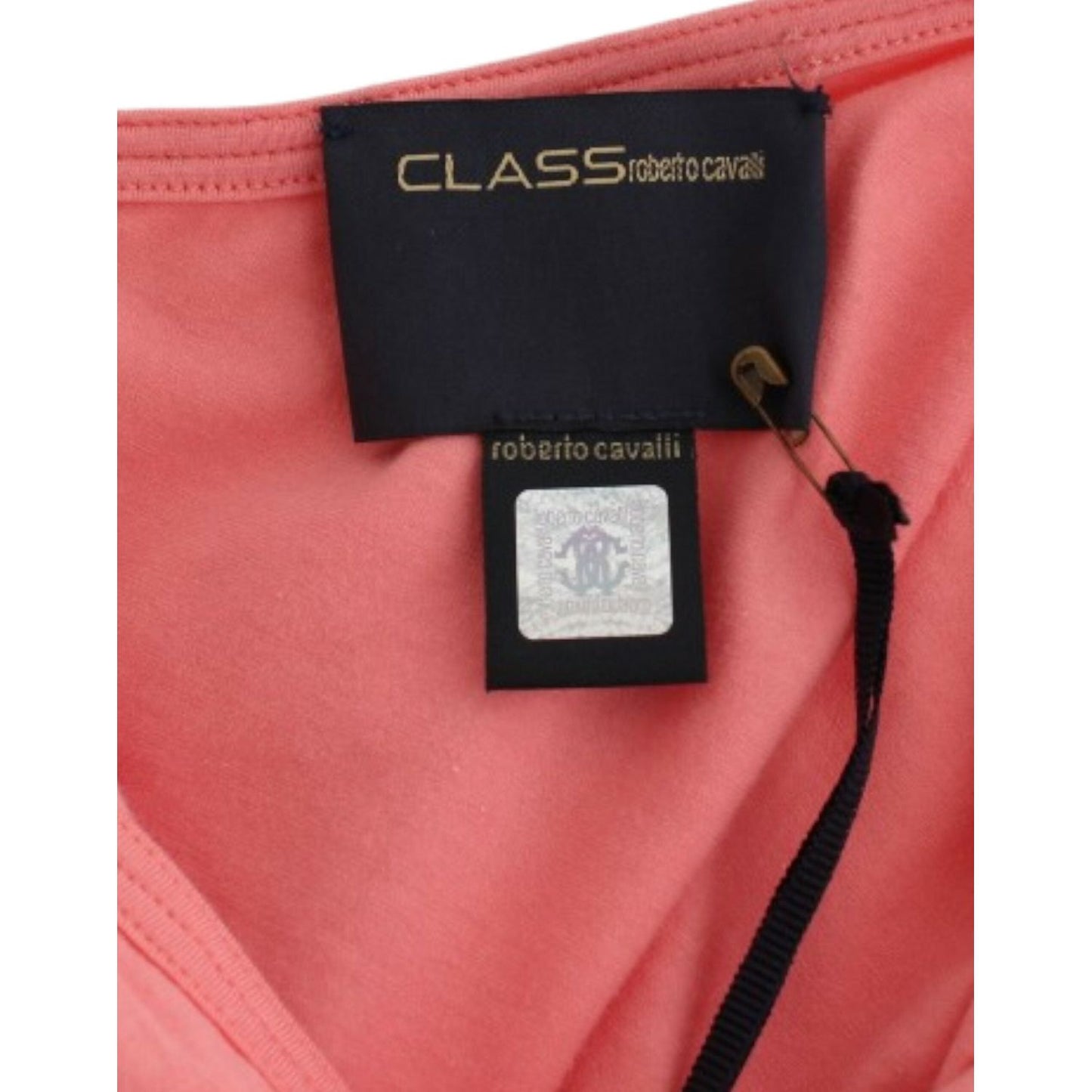 Cavalli Pink cotton tank top Cavalli