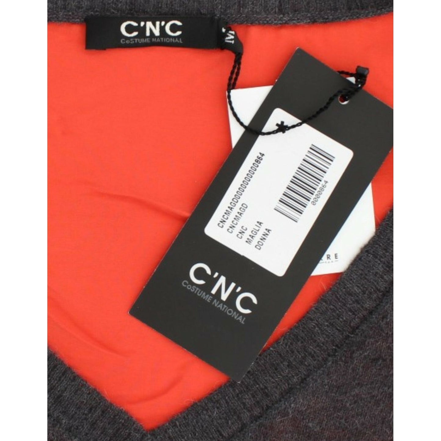 Costume National Gray short sleeved sweater Costume National