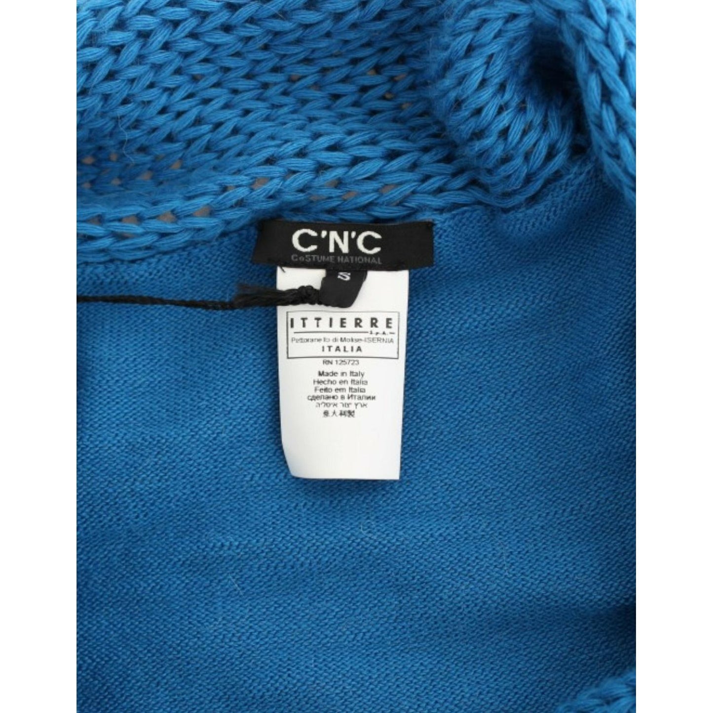Costume National Blue scoopneck sweater Costume National