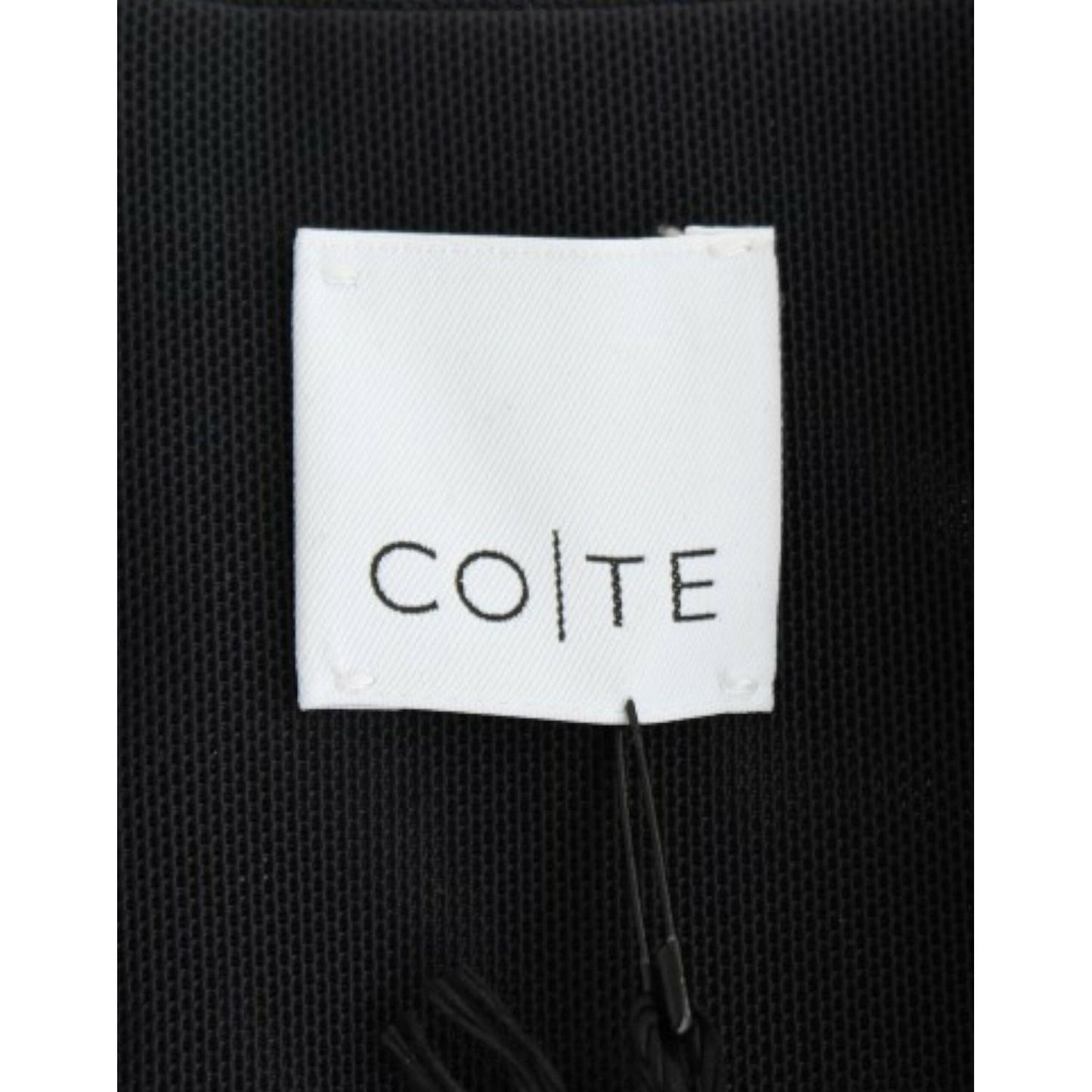 CO|TE Black short sleeve venus dress CO|TE