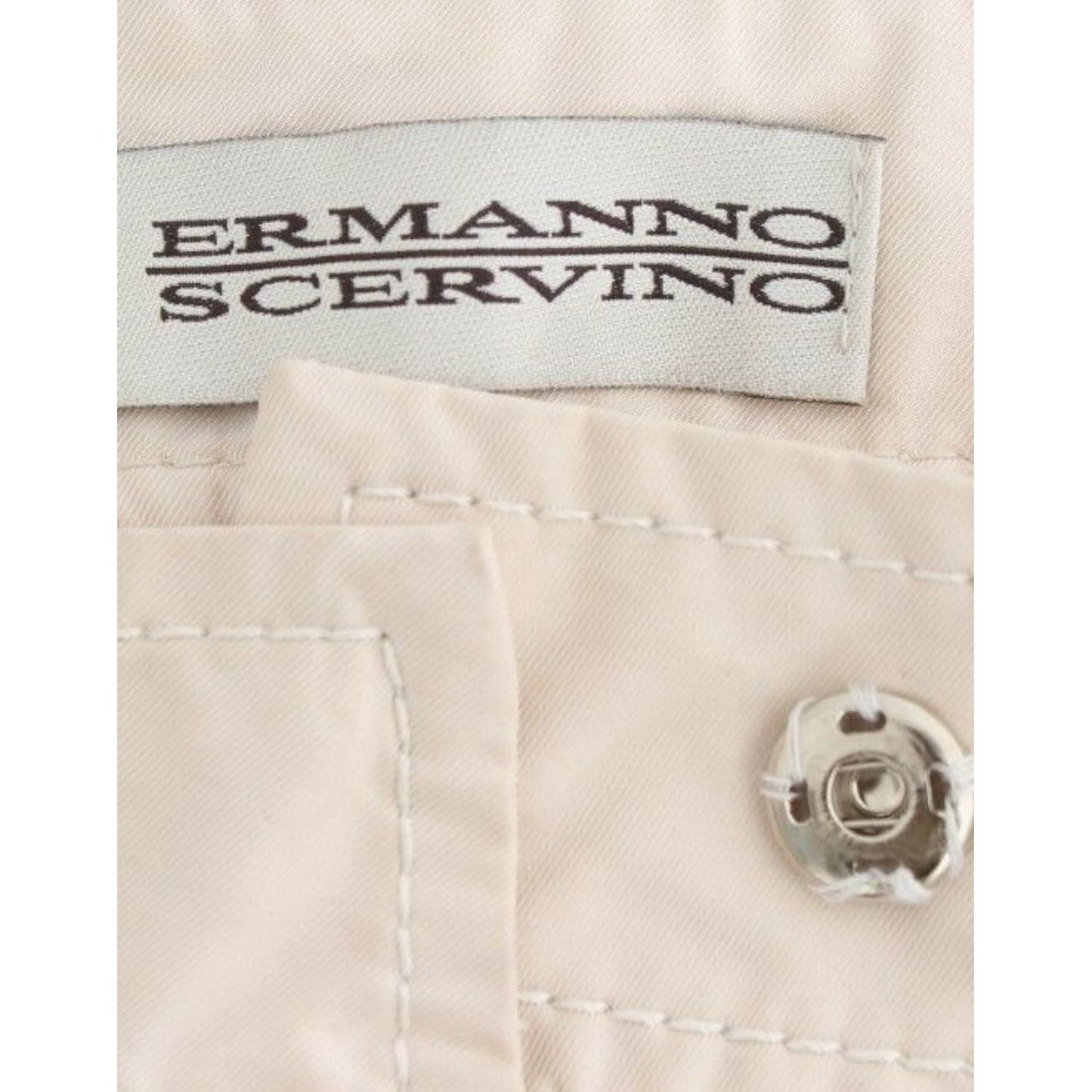 Ermanno Scervino Beige Chinos Casual Dress Pants Khakis Ermanno Scervino