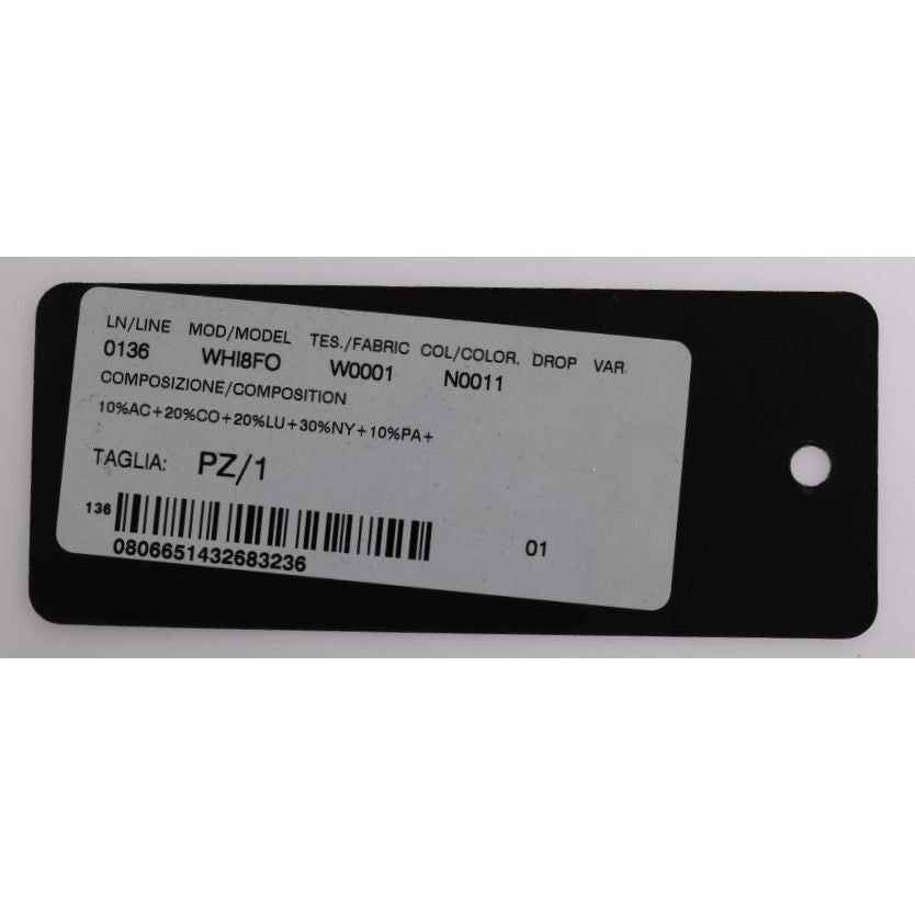 Dolce & Gabbana Black Crystal White Diadem Headband