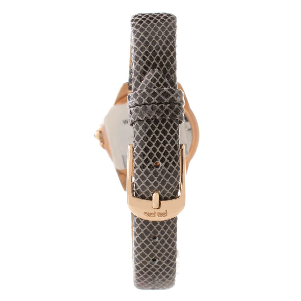 Folli Follie Gray Leather Dress Watch Folli Follie