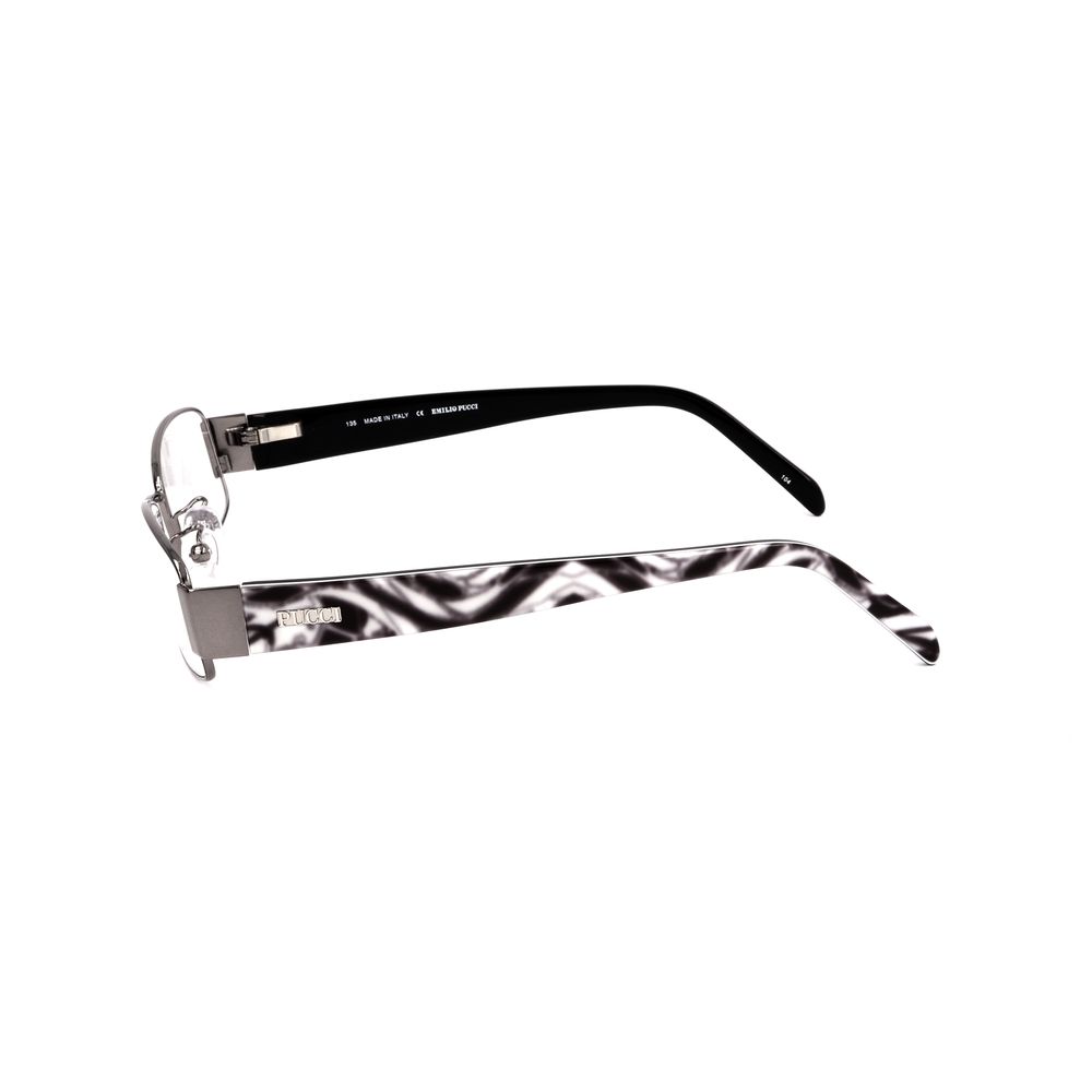 Emilio Pucci Gray Metal Glasses (Frames) Emilio Pucci