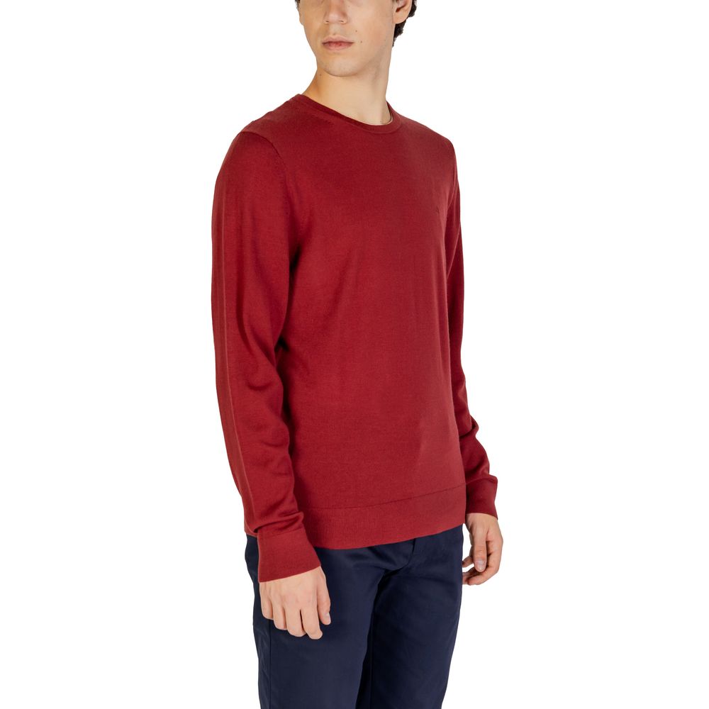 Calvin Klein Bordeaux Recycled Wool Sweatshirt Calvin Klein