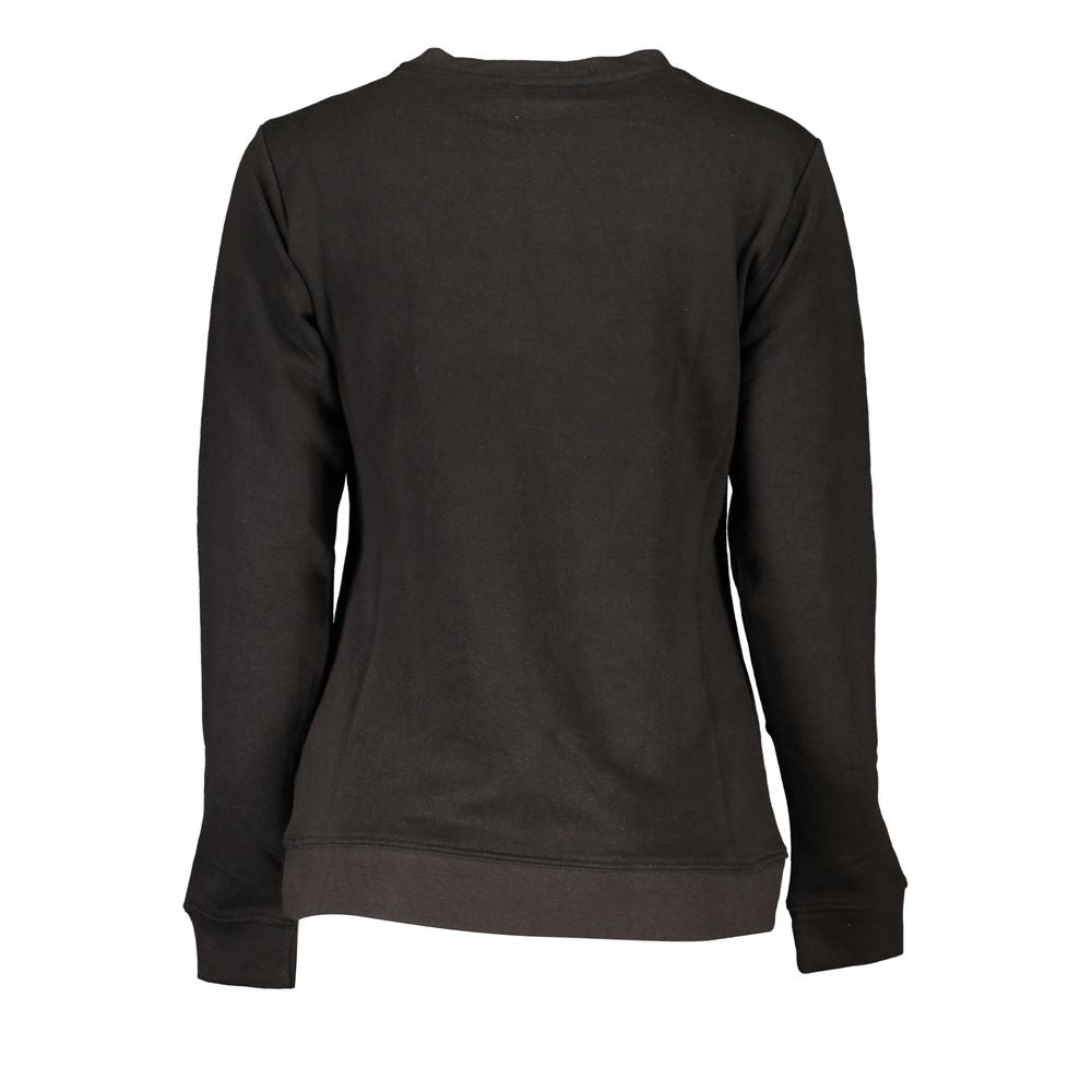 Cavalli Class Black Cotton Sweatshirt Cavalli Class