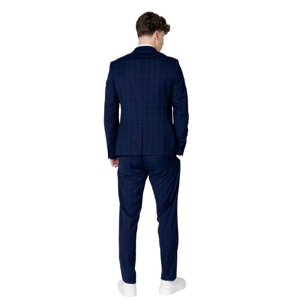 Antony Morato Blue Polyester Blazer