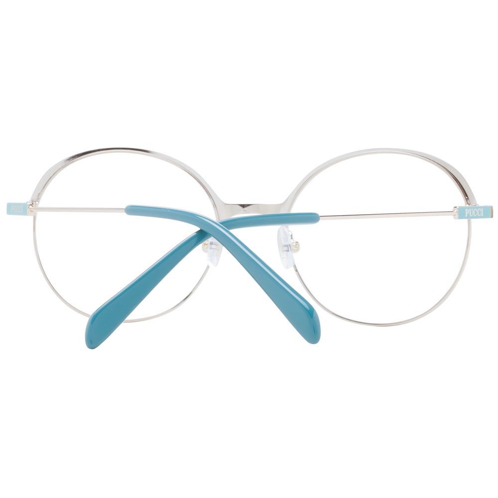 Emilio Pucci Turquoise Metal Glasses (Frames) Emilio Pucci