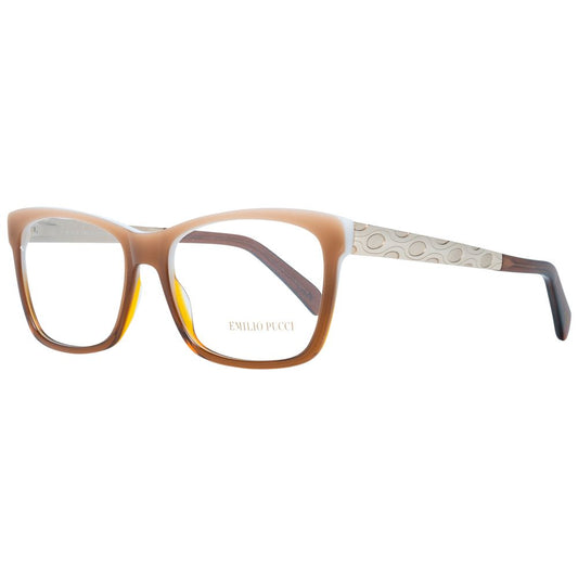 Emilio Pucci Brown Plastic Glasses (Frames) 1728,67434610848,Accessories,Brown,Emilio Pucci,Glasses (Frames) - Glasses and Sunglasses - Accessories,Glasses and Sunglasses - Accessories,New with tags,Women