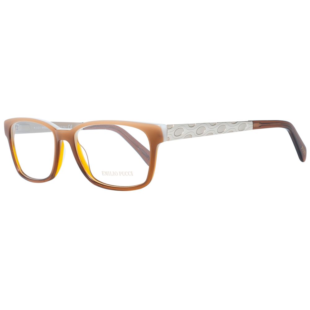 Emilio Pucci Brown Plastic Glasses (Frames) 1728,67434610848,Accessories,Brown,Emilio Pucci,Glasses (Frames) - Glasses and Sunglasses - Accessories,Glasses and Sunglasses - Accessories,New with tags,Women
