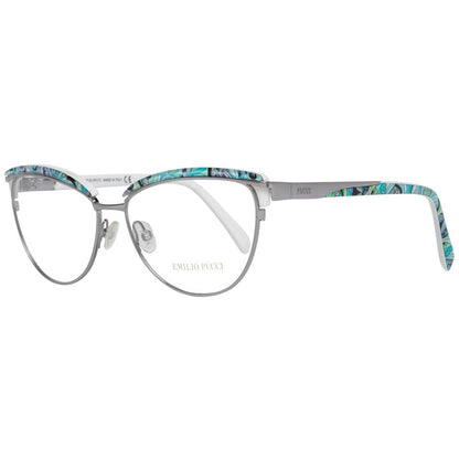Emilio Pucci Gray Metal Glasses (Frames) 1728,67434610848,Accessories,Emilio Pucci,Glasses (Frames) - Glasses and Sunglasses - Accessories,Glasses and Sunglasses - Accessories,Gray,New with tags,Women