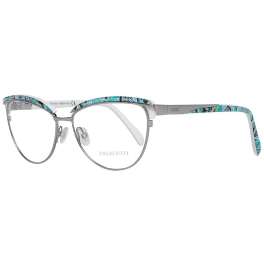 Emilio Pucci Gray Metal Glasses (Frames) 1728,67434610848,Accessories,Emilio Pucci,Glasses (Frames) - Glasses and Sunglasses - Accessories,Glasses and Sunglasses - Accessories,Gray,New with tags,Women