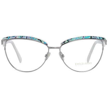Emilio Pucci Gray Metal Glasses (Frames) 1728,67434610848,Accessories,Emilio Pucci,Glasses (Frames) - Glasses and Sunglasses - Accessories,Glasses and Sunglasses - Accessories,Gray,New with tags,Women