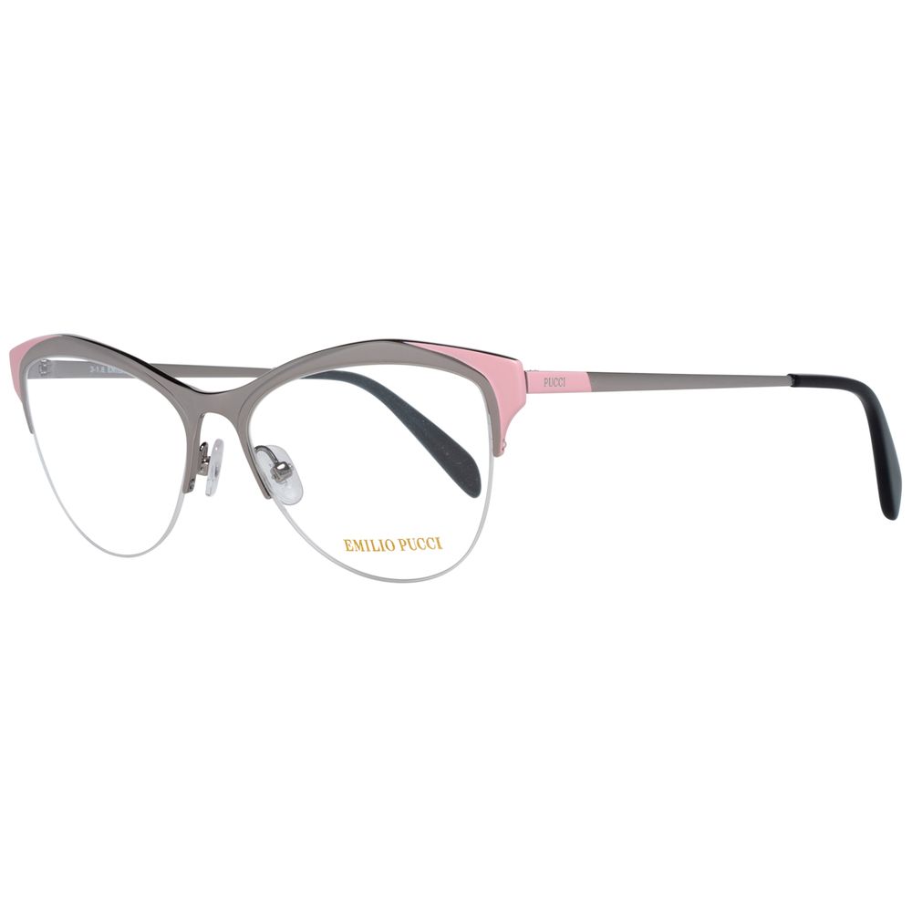 Emilio Pucci Gray Metal Glasses (Frames) 1728,67434610848,Accessories,Emilio Pucci,Glasses (Frames) - Glasses and Sunglasses - Accessories,Glasses and Sunglasses - Accessories,Gray,New with tags,Women