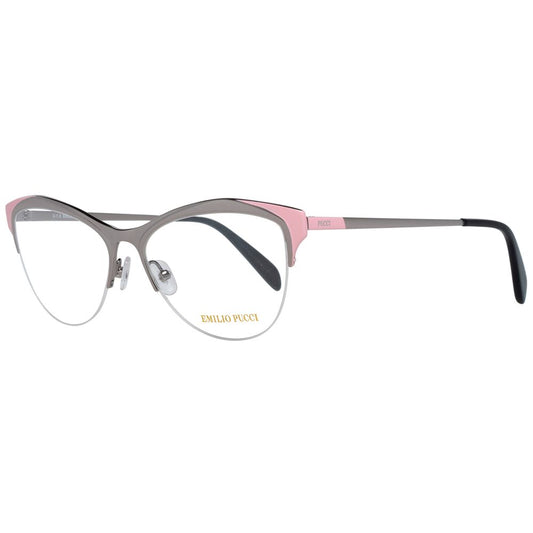 Emilio Pucci Gray Metal Glasses (Frames) 1728,67434610848,Accessories,Emilio Pucci,Glasses (Frames) - Glasses and Sunglasses - Accessories,Glasses and Sunglasses - Accessories,Gray,New with tags,Women