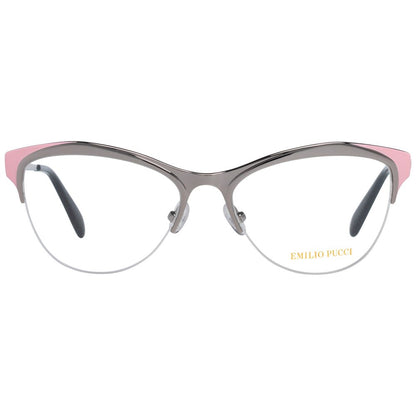 Emilio Pucci Gray Metal Glasses (Frames) 1728,67434610848,Accessories,Emilio Pucci,Glasses (Frames) - Glasses and Sunglasses - Accessories,Glasses and Sunglasses - Accessories,Gray,New with tags,Women