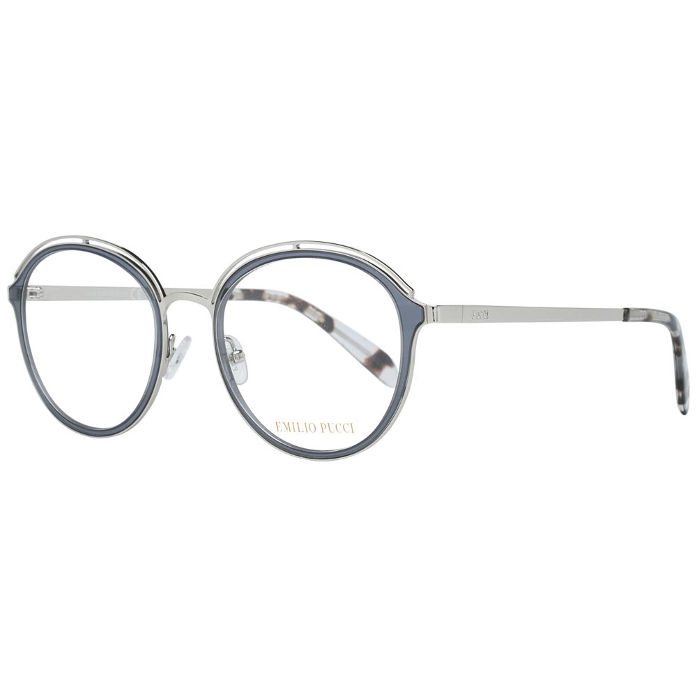 Emilio Pucci Gray Metal Glasses (Frames) 1728,67434610848,Accessories,Emilio Pucci,Glasses (Frames) - Glasses and Sunglasses - Accessories,Glasses and Sunglasses - Accessories,Gray,New with tags,Women