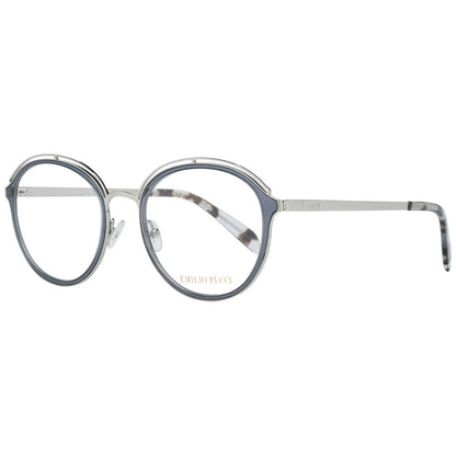 Emilio Pucci Gray Metal Glasses (Frames) 1728,67434610848,Accessories,Emilio Pucci,Glasses (Frames) - Glasses and Sunglasses - Accessories,Glasses and Sunglasses - Accessories,Gray,New with tags,Women