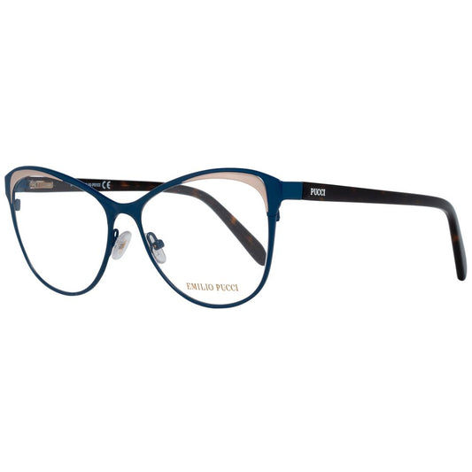 Emilio Pucci Blue Metal Glasses (Frames) 1728,67434610848,Accessories,Blue,Emilio Pucci,Glasses (Frames) - Glasses and Sunglasses - Accessories,Glasses and Sunglasses - Accessories,New with tags,Women