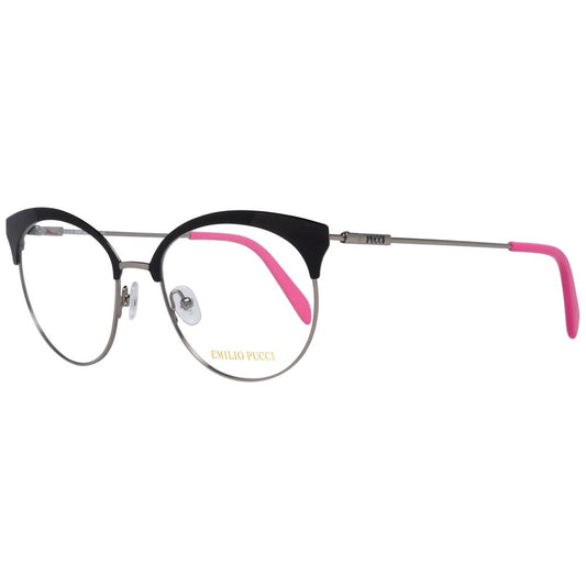 Emilio Pucci Black Metal Glasses (Frames) 1728,67434610848,Accessories,Black,Emilio Pucci,Glasses (Frames) - Glasses and Sunglasses - Accessories,Glasses and Sunglasses - Accessories,New with tags,Women