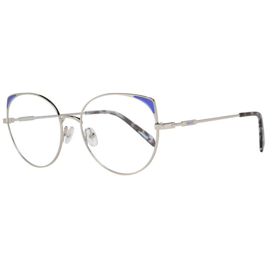 Emilio Pucci Gray Metal Glasses (Frames) 1728,67434610848,Accessories,Emilio Pucci,Glasses (Frames) - Glasses and Sunglasses - Accessories,Glasses and Sunglasses - Accessories,Gray,New with tags,Women