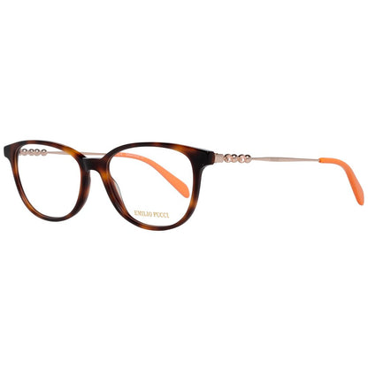 Emilio Pucci Brown Plastic Glasses (Frames) 1728,67434610848,Accessories,Brown,Emilio Pucci,Glasses (Frames) - Glasses and Sunglasses - Accessories,Glasses and Sunglasses - Accessories,New with tags,Women