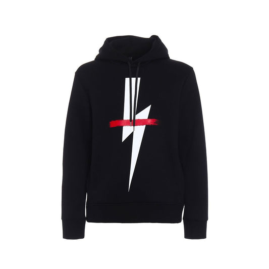Neil Barrett Black Cotton Sweatshirt