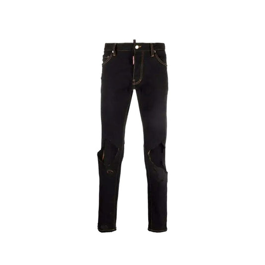 Dsquared² Black Cotton Jeans Denim 1728,48 | M,75611013280,Black,Clothing,Dsquared²,IT52 | XL,Jeans Denim - Clothing,Men,New with tags