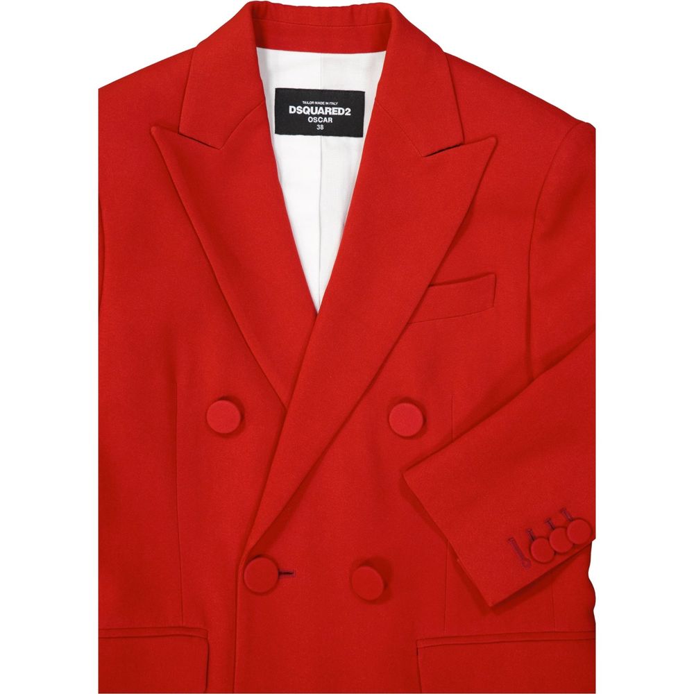 Dsquared² Multicolor Viscose Full-Length Jacket