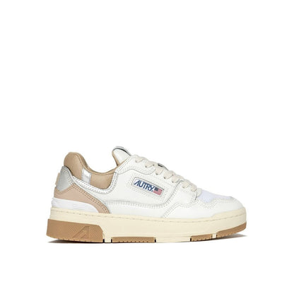 Autry White Leather Low Top Sneakers 1728,75611013280,Autry,EU36/US6,Low Tops - Sneakers - Shoes,New with tags,Shoes,Sneakers - Shoes,White,Women