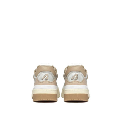 Autry White Leather Low Top Sneakers 1728,75611013280,Autry,EU36/US6,Low Tops - Sneakers - Shoes,New with tags,Shoes,Sneakers - Shoes,White,Women