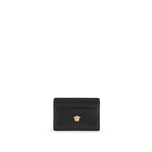Versace Black Calf Leather Bos Taurus Wallet 1728,72470364320,Accessories,Black,Men,New with tags,Versace,Wallets - Accessories,Wallets - Wallets - Accessories