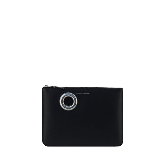 Comme Des Garçons Black Calf Leather Bos Taurus Wallet 1728,72470364320,Accessories,Black,Comme Des Garçons,Men,New with tags,Wallets - Accessories,Wallets - Wallets - Accessories