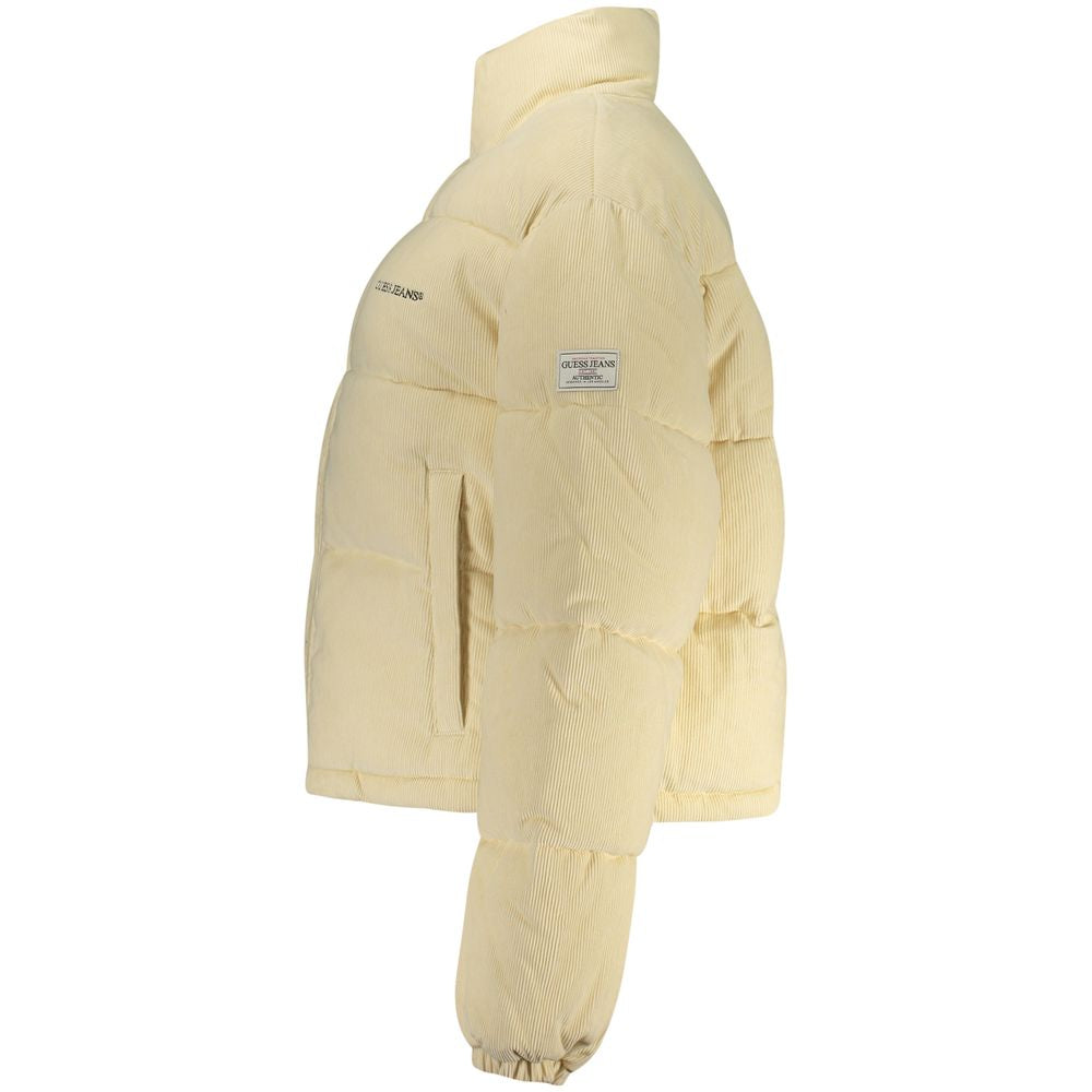 Guess Jeans Beige Polyester Women's Jacket 1728,67403481248,Beige,Clothing,Full-Length Jackets - Jackets & Coats - Clothing,Guess Jeans,Jackets & Coats - Clothing,L,M,New with tags,S,Women,XL,XS