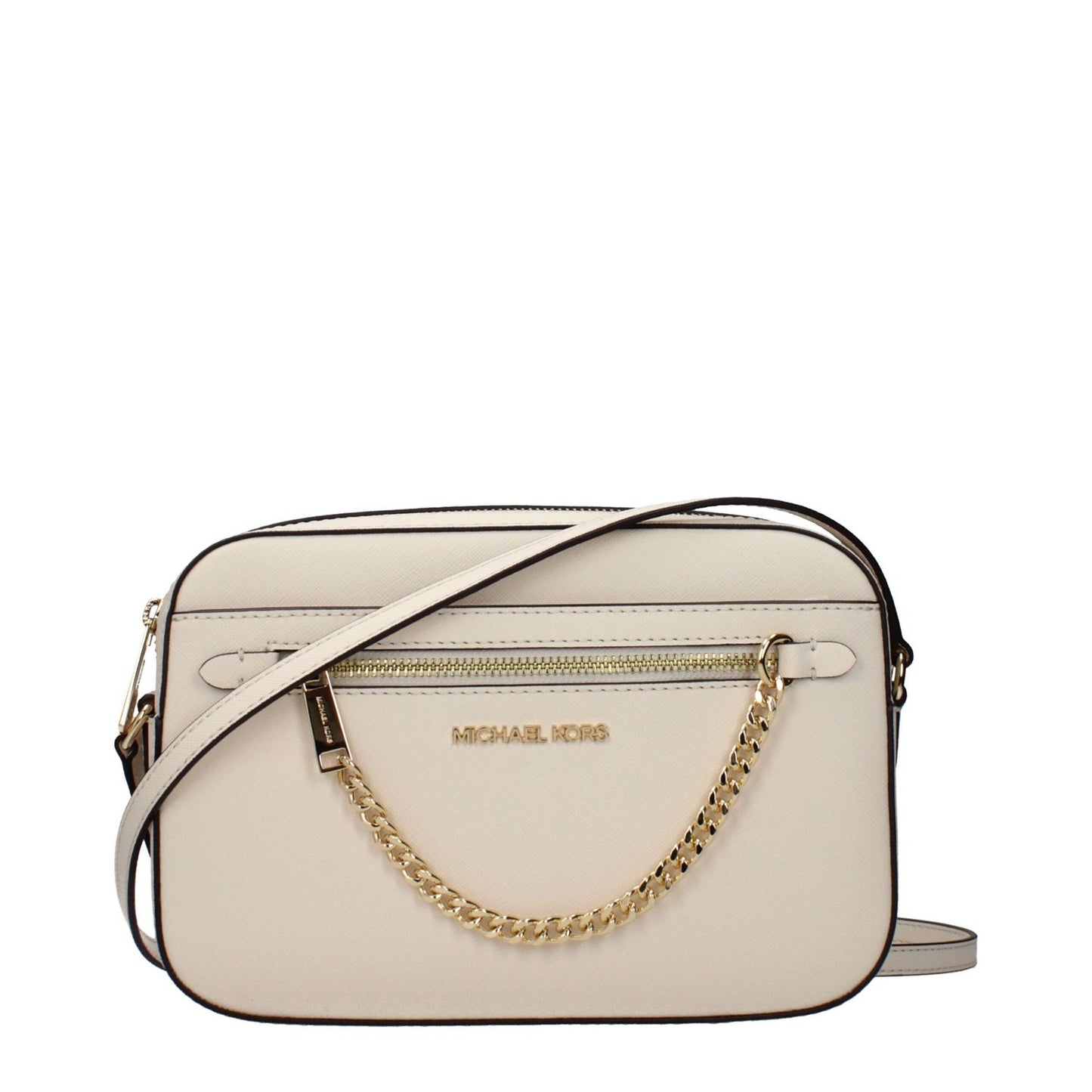 Michael Kors Beige Leather Crossbody Bag 1728,75667636384,Bags,Beige,Crossbody Bags - Bags,Michael Kors,New with tags,Women