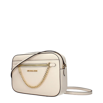 Michael Kors Beige Leather Crossbody Bag 1728,75667636384,Bags,Beige,Crossbody Bags - Bags,Michael Kors,New with tags,Women