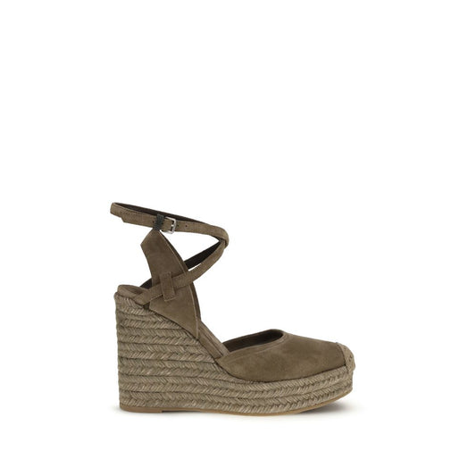 Brunello Cucinelli Beige Calf Leather Bos Taurus Espadrilles 1728,72470364320,Beige,Brunello Cucinelli,Espadrilles - Flats - Shoes,EU36/US6,EU39/US9,EU40/US10,EU41/US11,Flats - Shoes,New with tags,Shoes,Women