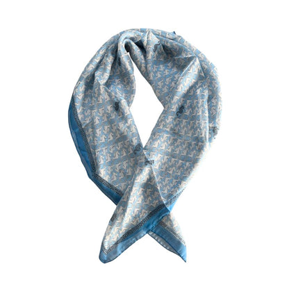 Borbonese Blue Silk Women Scarf 1728,67345744032,Accessories,Blue,Borbonese,New with tags,Scarves - Accessories,Scarves - Scarves - Accessories,Women
