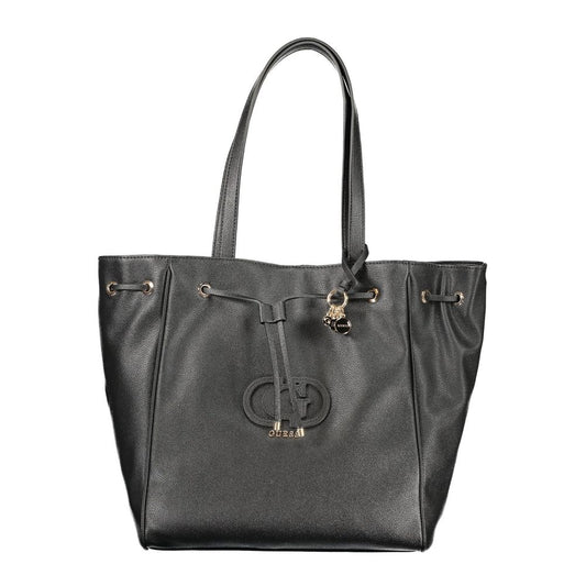 Guess Jeans Nero Poliuretano Women Handbag 1728,67403481248,Bags,Black,Guess Jeans,Handbags - Bags,New with tags,Women