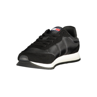 Tommy Hilfiger Black Polyurethane Men Sneaker 1728,67403481248,Athletic - Sneakers - Shoes,Black,EU40/US7,EU42/US9,EU43/US10,EU44/US11,EU45/US12,EU46,Men,New with tags,Shoes,Sneakers - Shoes,Tommy Hilfiger