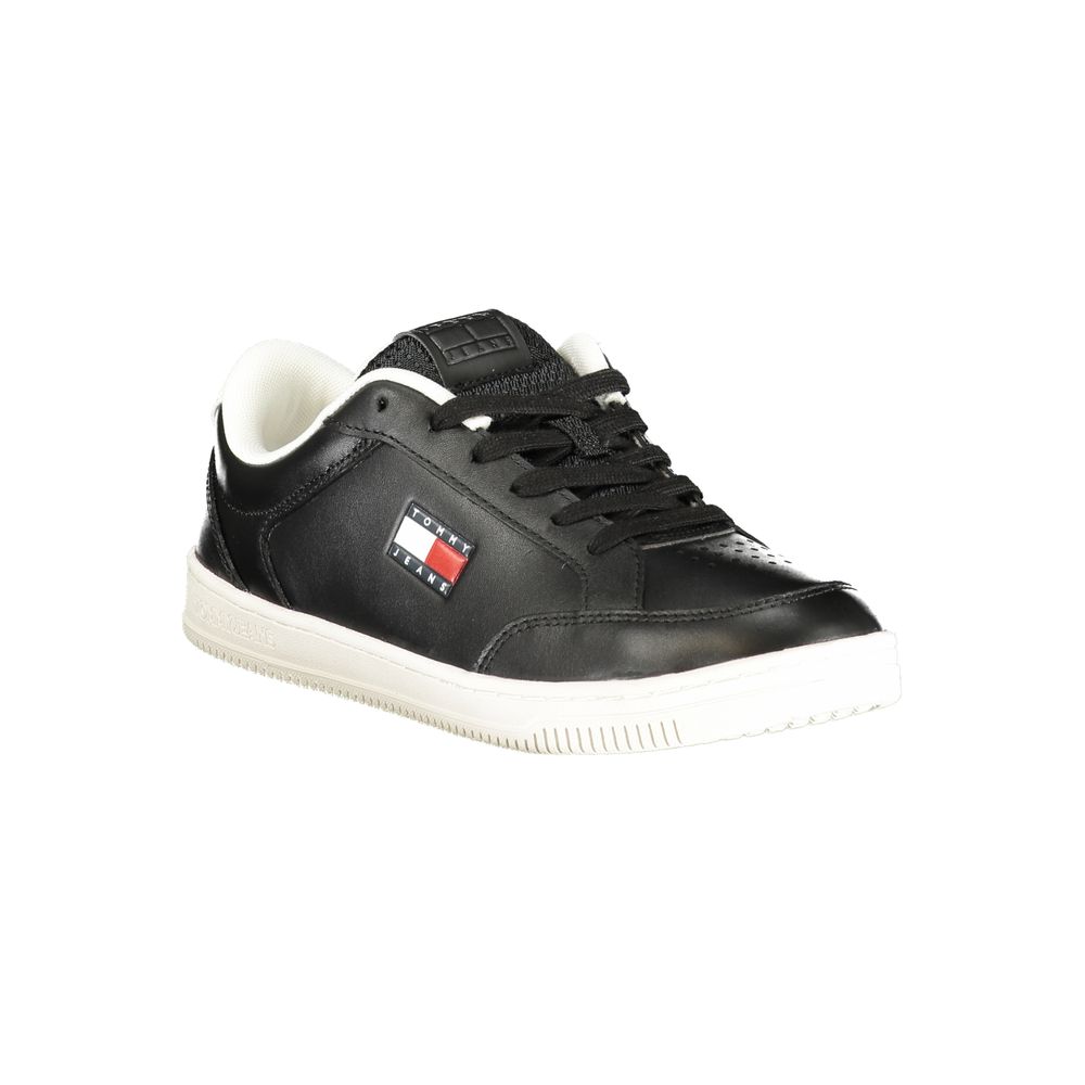Tommy Hilfiger Black Polyurethane Men Sneaker 1728,67403481248,Athletic - Sneakers - Shoes,Black,EU40/US7,EU41/US8,EU42/US9,EU43/US10,EU44/US11,EU45/US12,EU46,Men,New with tags,Shoes,Sneakers - Shoes,Tommy Hilfiger