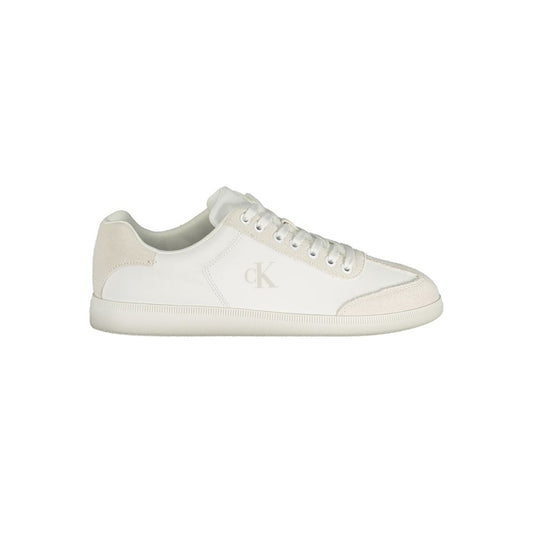 Calvin Klein White Polyester Men's Sneaker 1728,67403481248,Athletic - Sneakers - Shoes,Calvin Klein,EU40/US7,EU41/US8,EU42/US9,EU43/US10,EU44/US11,EU45/US12,EU46,Men,New with tags,Shoes,Sneakers - Shoes,White