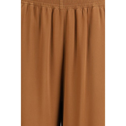 Fabiana Filippi Brown Viscose Casual Pants