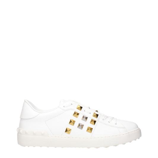 Valentino Garavani White Leather Low Top Sneakers 1728,75667636384,EU39.5/US6.5,EU40.5/US7.5,EU41.5/US8.5,EU41/US8,EU42.5/US9.5,EU42/US9,Low Tops - Sneakers - Shoes,Men,New with tags,Shoes,Sneakers - Shoes,Valentino Garavani,White